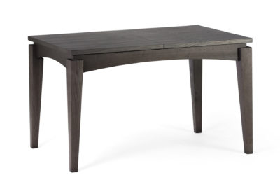 Дерев'яний кухонний стіл Бруклін з прямокутною стільницею, квадратними ніжками, чорного кольору