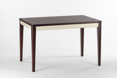 Раскаладной кухонный стол "Фишер" с коричневой шпонированной столешницей (SE 7108) • OLEKSENKO Столы и Стулья •